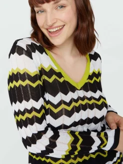 Fiorella Rubino Maglie E Felpe|Maglia Disegno Chevron