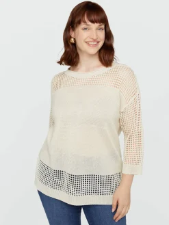 Fiorella Rubino Maglie E Felpe|Maglia Lavorata A Trafori