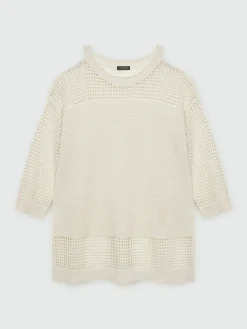 Fiorella Rubino Maglie E Felpe|Maglia Lavorata A Trafori