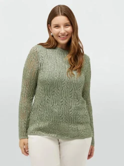 Fiorella Rubino Maglie E Felpe|Maglia Lurex Traforata