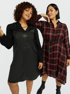 Fiorella Rubino Vestiti|Mini Abito Smanicato Con Le Borchie