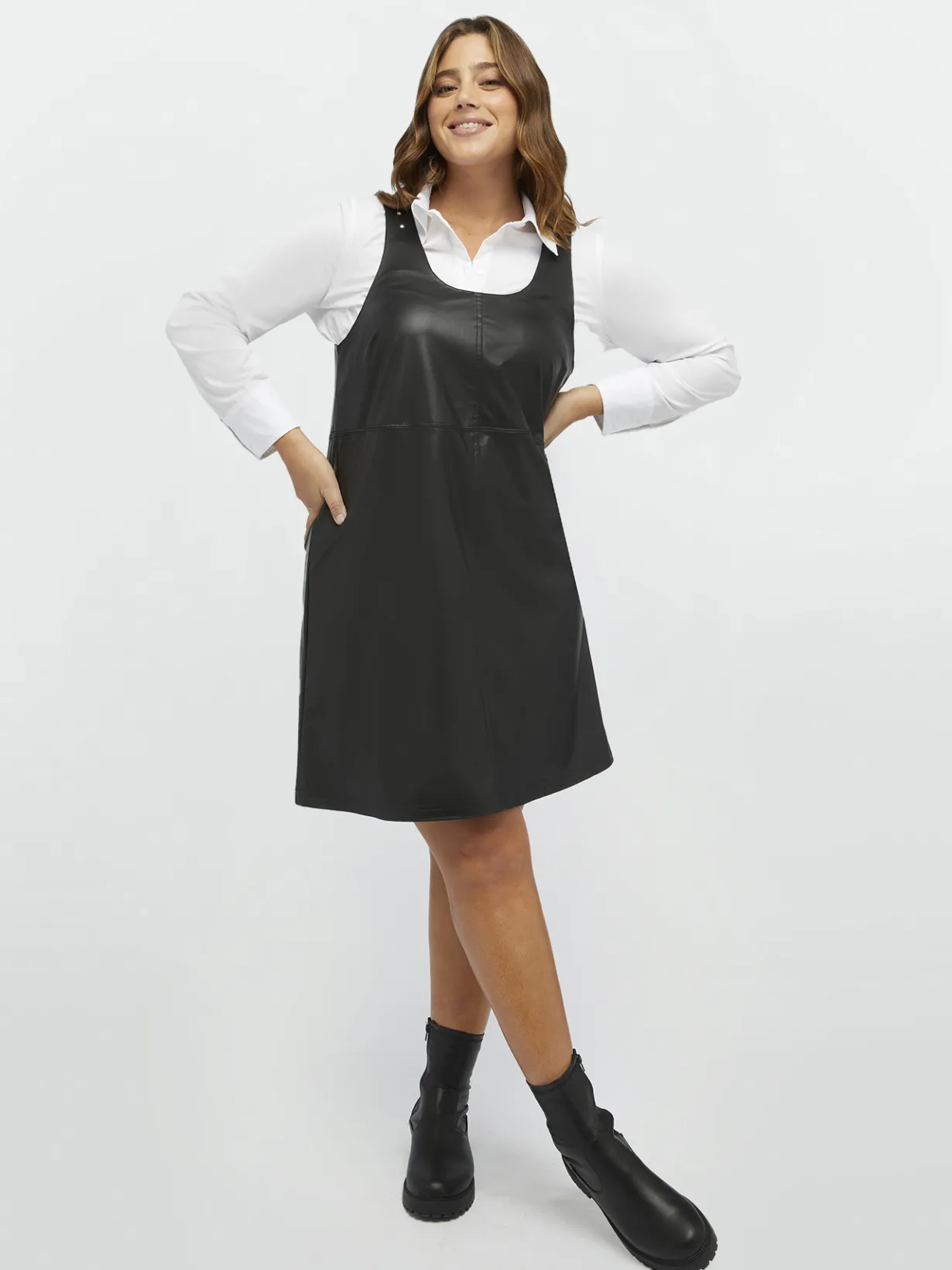 Fiorella Rubino Vestiti|Mini Abito Smanicato Con Le Borchie