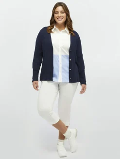 Fiorella Rubino Pantaloni|Pantaloni Capri In Tessuto Stretch