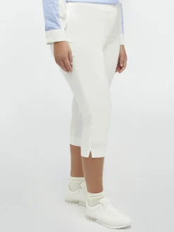 Fiorella Rubino Pantaloni|Pantaloni Capri In Tessuto Stretch