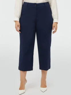 Fiorella Rubino Pantaloni|Pantaloni Cropped In Viscosa LENZING™ ECOVERO™