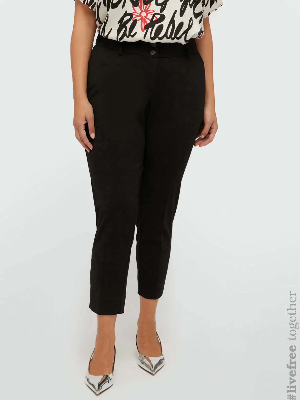 Fiorella Rubino Completi Colorati|Pantaloni|Pantaloni Dritti Con Tasche All'americana
