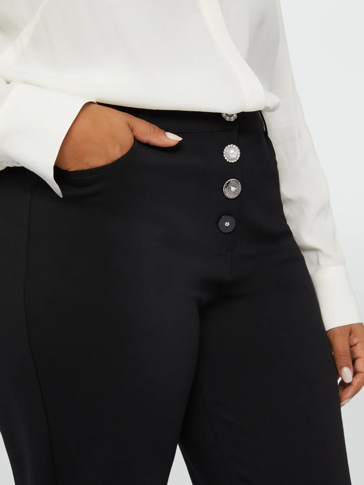 Fiorella Rubino Pantaloni|Pantaloni Dritti In Viscosa LENZING™ ECOVERO™