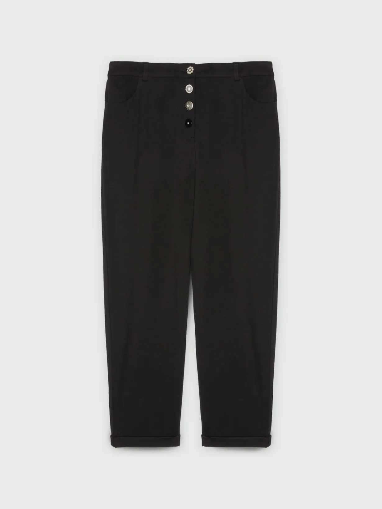 Fiorella Rubino Pantaloni|Pantaloni Dritti In Viscosa LENZING™ ECOVERO™
