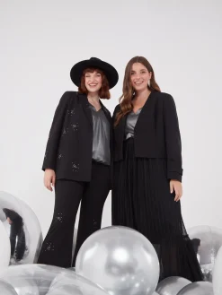 Fiorella Rubino Pantaloni|Pantaloni Flare Con Punti Luce