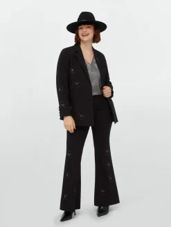 Fiorella Rubino Pantaloni|Pantaloni Flare Con Punti Luce