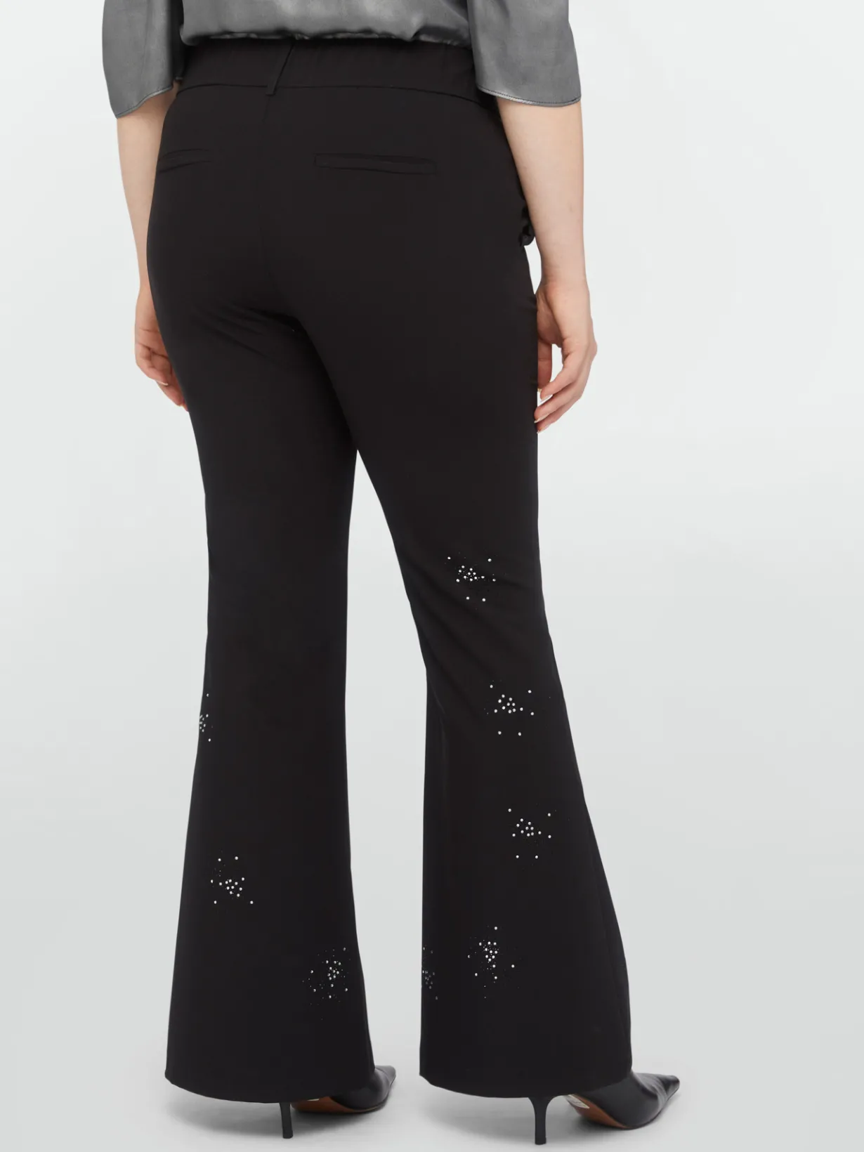 Fiorella Rubino Pantaloni|Pantaloni Flare Con Punti Luce