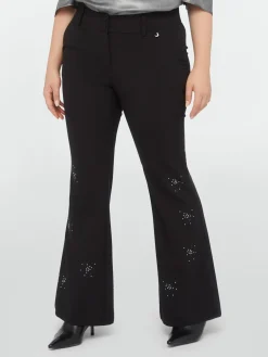 Fiorella Rubino Pantaloni|Pantaloni Flare Con Punti Luce