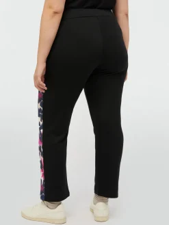 Fiorella Rubino Pantaloni|Pantaloni In Felpa Con Bordi Stampati