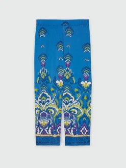Fiorella Rubino Pantaloni|Pantaloni In Raso Stampato