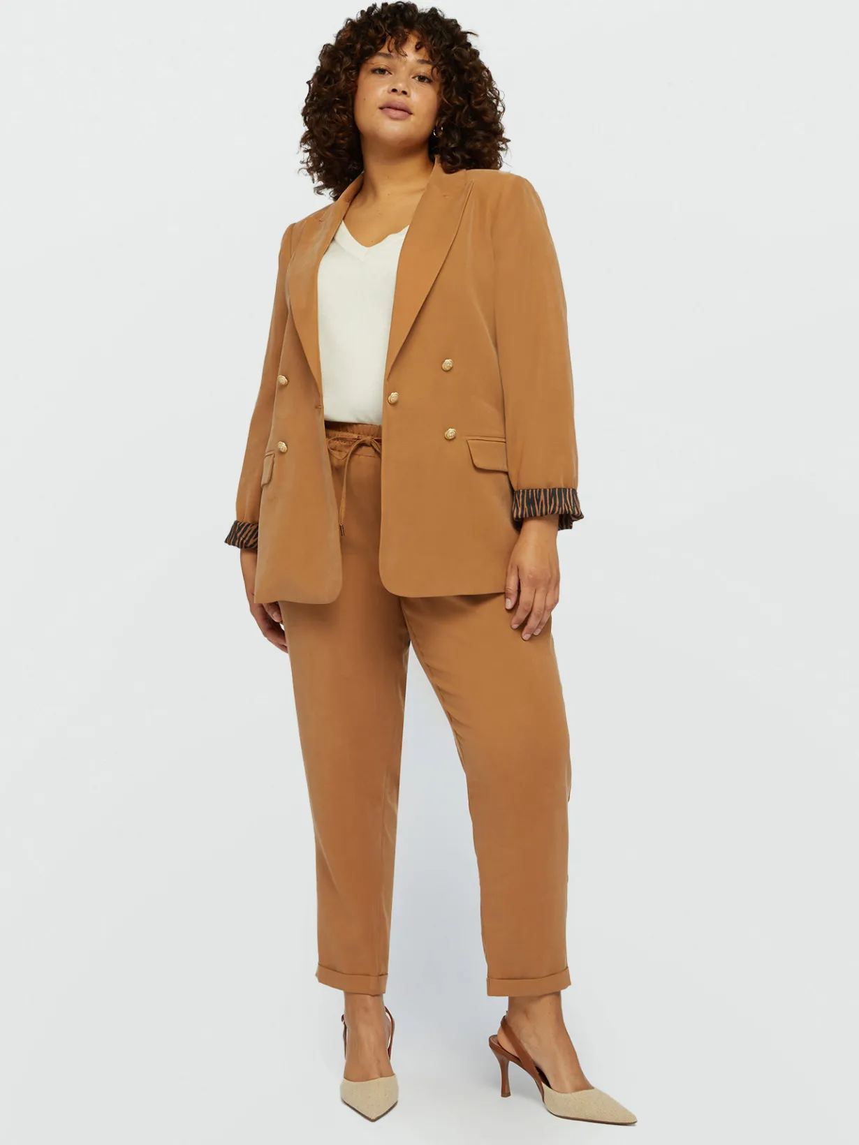 Fiorella Rubino Completi Colorati|Pantaloni|Pantaloni Joggers Con Tasche All'americana