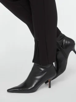 Fiorella Rubino Pantaloni|Pantaloni Skinny Con Dettaglio In Tulle