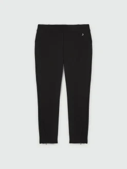 Fiorella Rubino Pantaloni|Pantaloni Skinny Con Dettaglio In Tulle