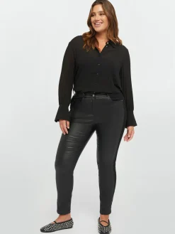 Fiorella Rubino Pantaloni|Pantaloni Skinny In Due Tessuti