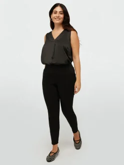 Fiorella Rubino Pantaloni|Pantaloni Skinny In Viscosa LENZING™ ECOVERO™