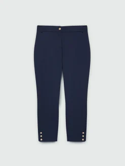 Fiorella Rubino Pantaloni|Pantaloni Slim In Viscosa LENZING™ ECOVERO™