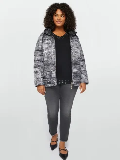 Fiorella Rubino Piumini|Piumino Reversibile Stampato In Sorona® Aura