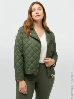 Fiorella Rubino Piumini|Piumino Stile Biker Trapuntato