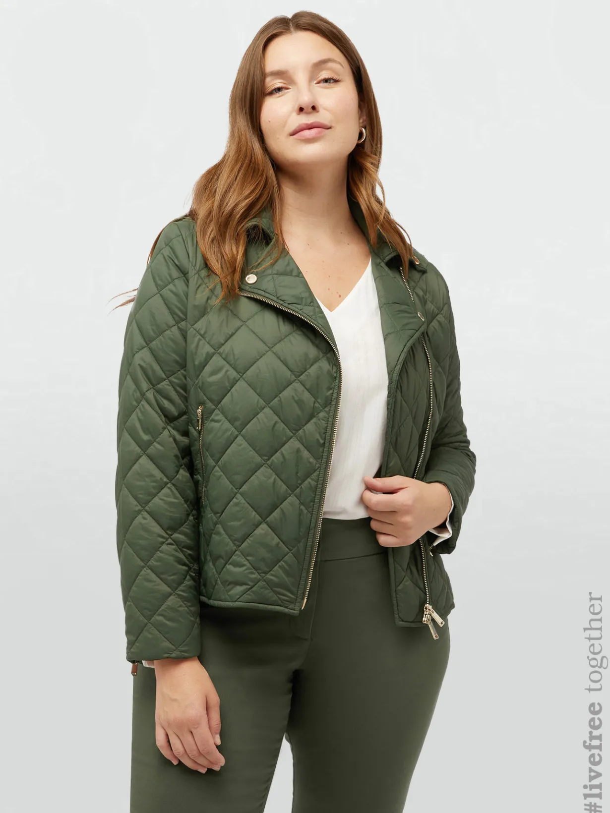 Fiorella Rubino Piumini|Piumino Stile Biker Trapuntato