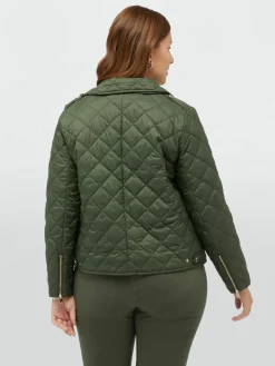 Fiorella Rubino Piumini|Piumino Stile Biker Trapuntato