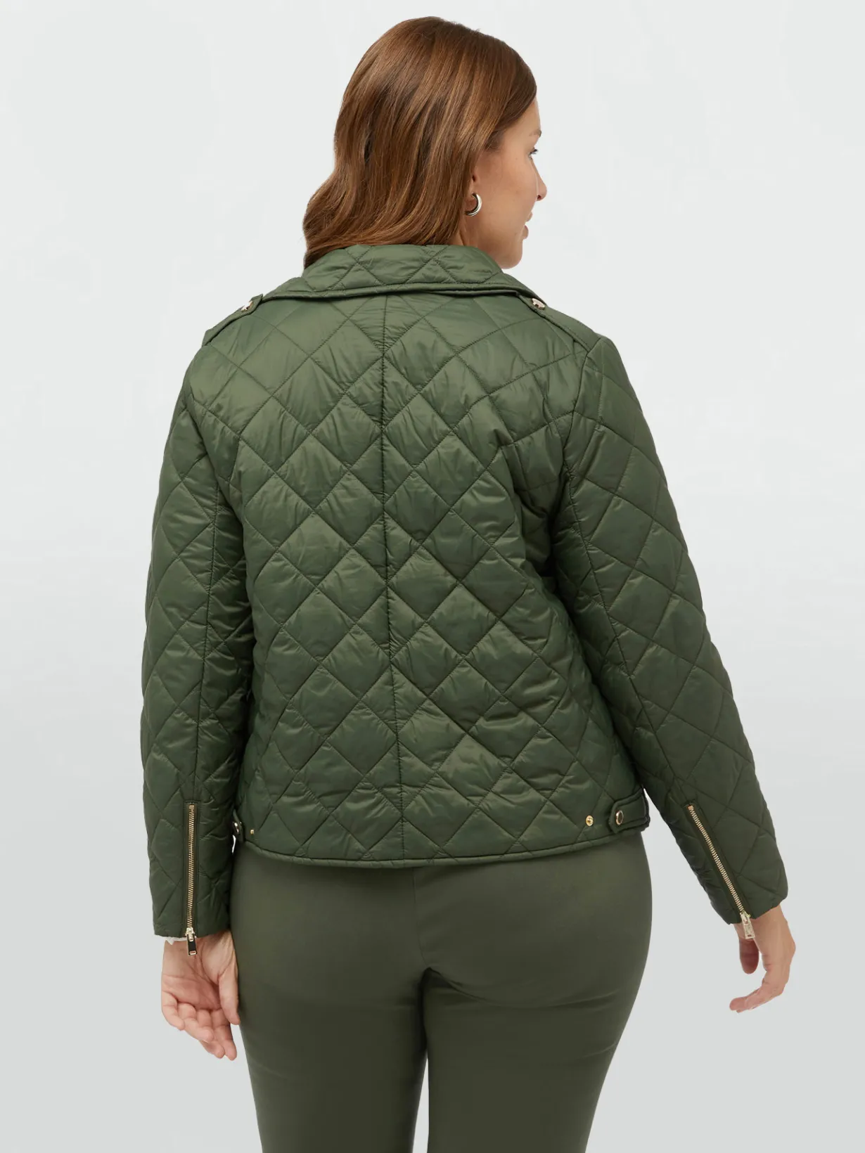 Fiorella Rubino Piumini|Piumino Stile Biker Trapuntato