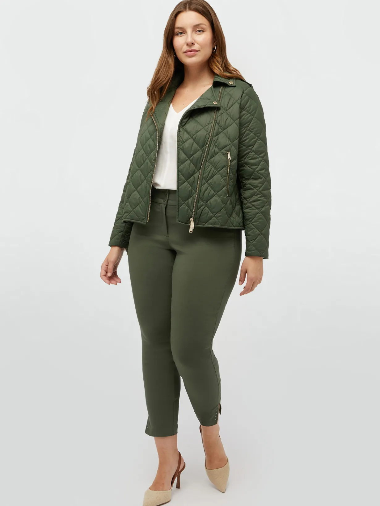 Fiorella Rubino Piumini|Piumino Stile Biker Trapuntato