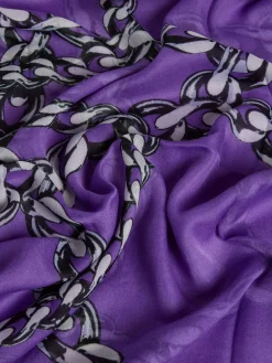 Fiorella Rubino Accessori|Sciarpa Dalla Stampa Catene