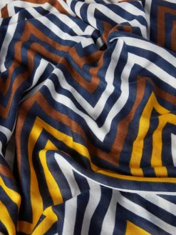 Fiorella Rubino Accessori|Sciarpa Dalla Stampa Chevron