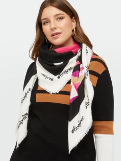 Fiorella Rubino Accessori|Sciarpa Dalla Stampa Colorata E Geometrica