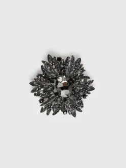 Fiorella Rubino Accessori|Spilla A Fiore In Strass