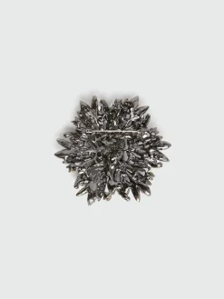 Fiorella Rubino Accessori|Spilla A Fiore In Strass