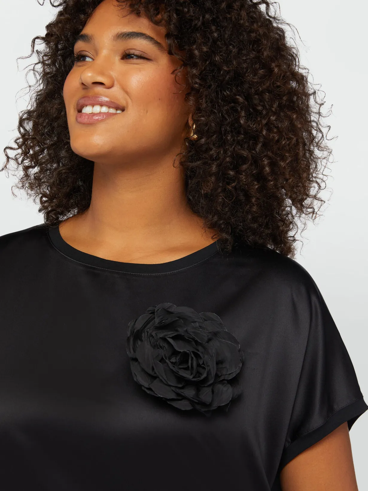 Fiorella Rubino Accessori|Spilla In Tessuto A Forma Di Fiore