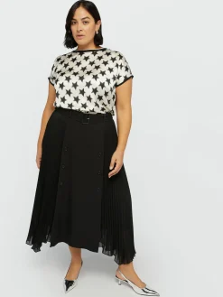 Fiorella Rubino Top E T-Shirt|Star T-shirt Bimaterica