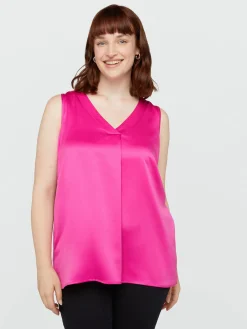 Fiorella Rubino Top E T-Shirt|Top Con Piega Davanti