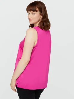 Fiorella Rubino Top E T-Shirt|Top Con Piega Davanti