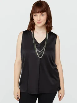 Fiorella Rubino Top E T-Shirt|Top Con Piega Davanti