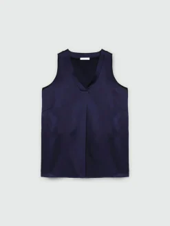 Fiorella Rubino Top E T-Shirt|Top Con Piega Davanti