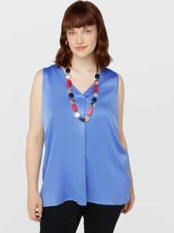 Fiorella Rubino Top E T-Shirt|Top Con Piega Davanti