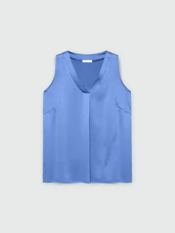 Fiorella Rubino Top E T-Shirt|Top Con Piega Davanti