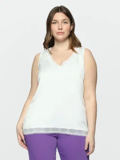 Fiorella Rubino Top E T-Shirt|Top Con Pizzo