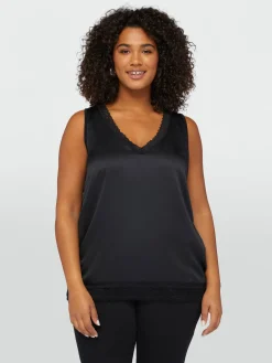 Fiorella Rubino Top E T-Shirt|Top Con Pizzo
