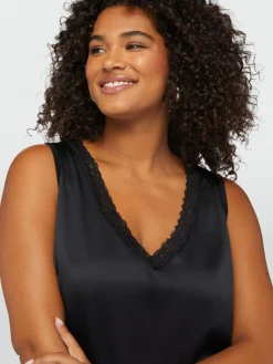 Fiorella Rubino Top E T-Shirt|Top Con Pizzo