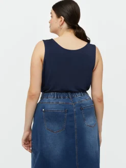 Fiorella Rubino Top E T-Shirt|Top Con Scollo Morbido