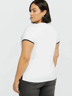 Fiorella Rubino Top E T-Shirt|Completi Colorati|T-shirt Con Fiocco In Paillettes
