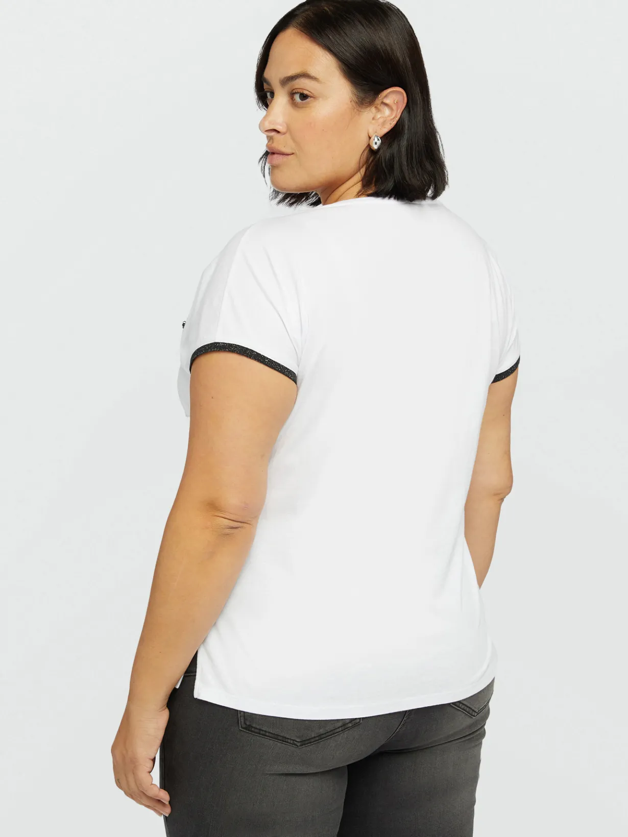 Fiorella Rubino Top E T-Shirt|Completi Colorati|T-shirt Con Fiocco In Paillettes