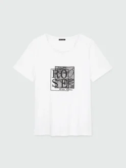 Fiorella Rubino Top E T-Shirt|T-shirt Con Pizzo